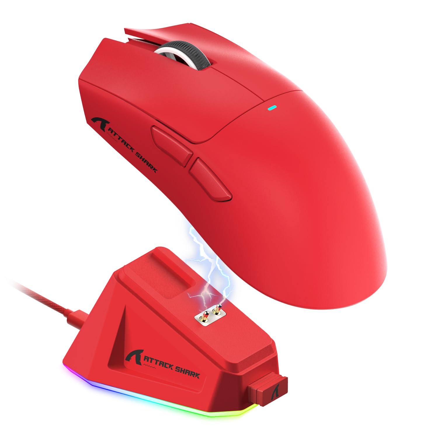 Attack shark x11 ultra レッド Amazon.com: ATTACK SHARK X11 Ultra-Light Triple Mode Gaming Mouse